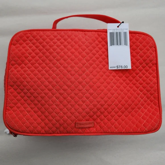 Vera Bradley Large Blush & Brush Case - Picture 11 of 13